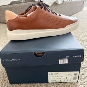 Cole Haan Brown and White Sneakers size 14